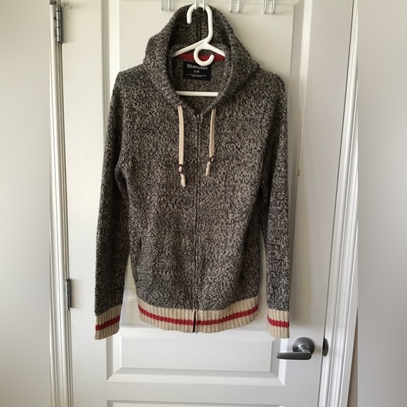 Mens Bluenotes Knitted Hooded sweater - Picture 1 of 4